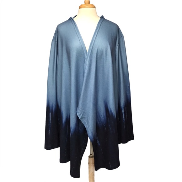 SIMPLE SUZANNE BETRO Open Front Tie Dye Cardigan - Picture 1 of 9